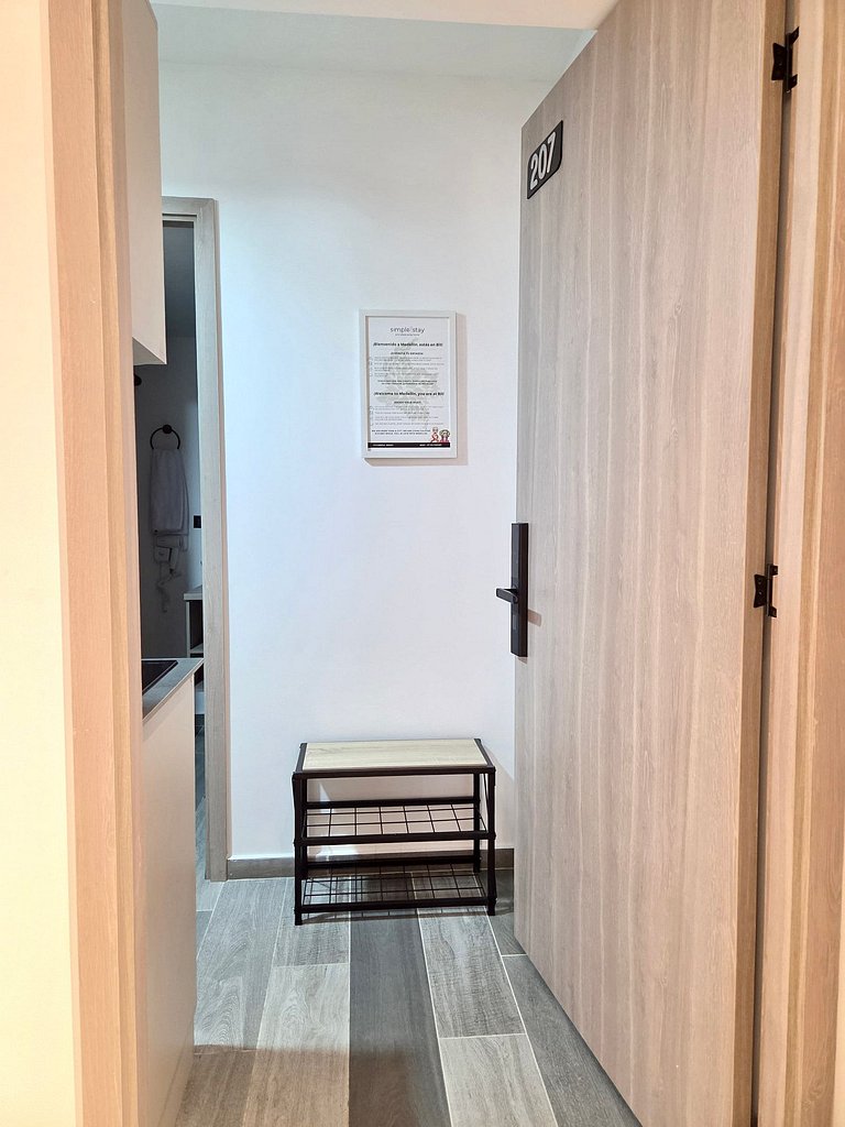 Loft funcional y elegante, ideal para dos viajeros