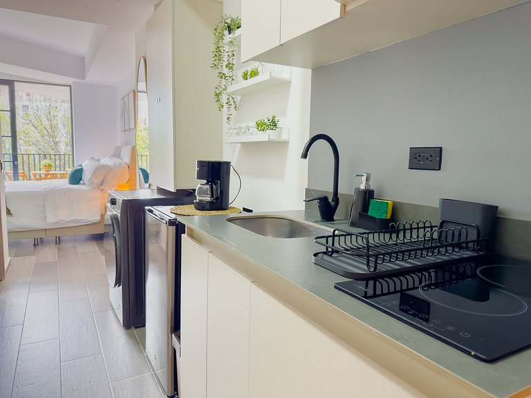 Nuevo y equipado Loft en Medellín cerca a Laureles