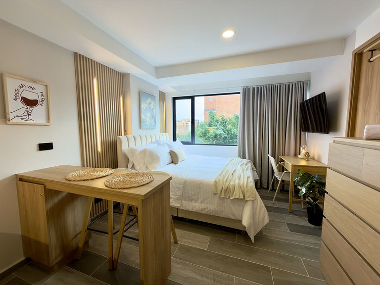 Moderno Loft cerca del Estadio y la 70