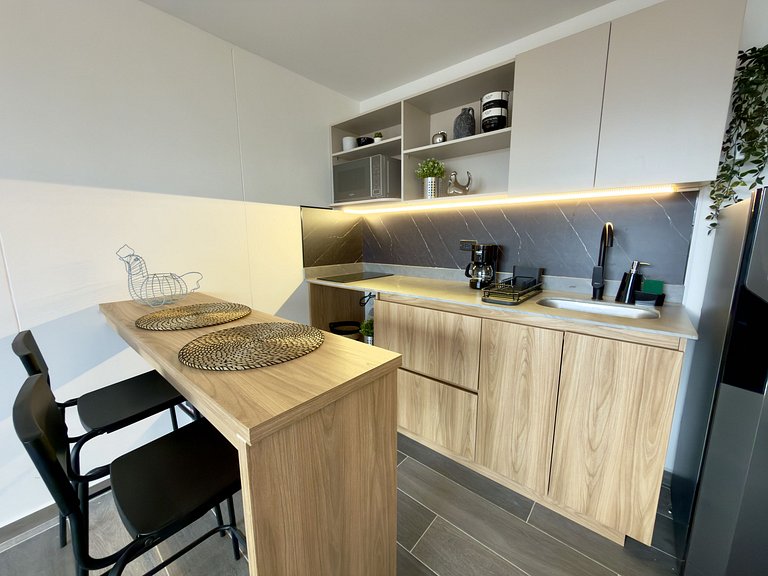 Acogedor & Moderno Apartaloft a pasos del Estadio