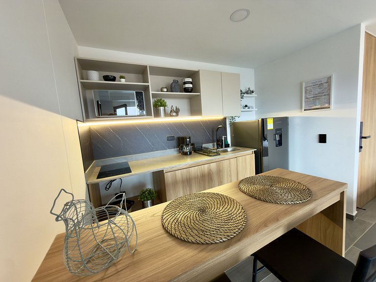 Acogedor & Moderno Apartaloft a pasos del Estadio