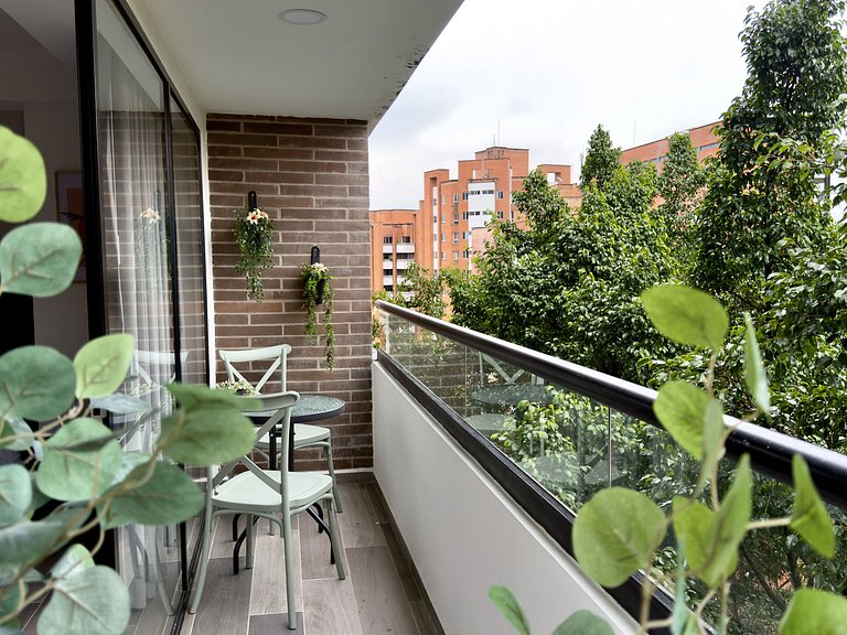 Luminoso & Acogedor Apartaloft en Laureles
