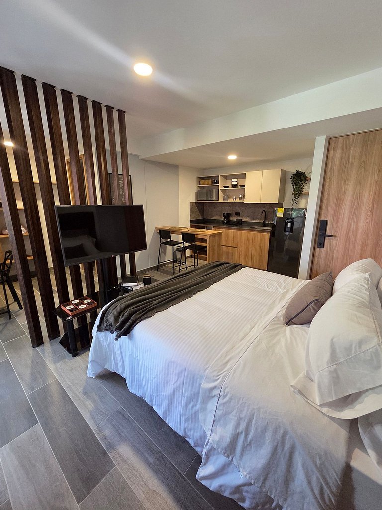 Loft Premium Vista y Terraza – Zona Estadio