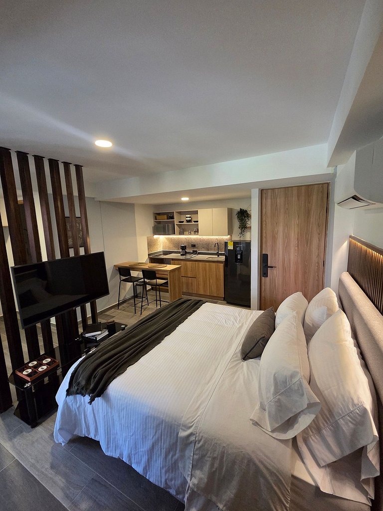 Loft Premium Vista y Terraza – Zona Estadio