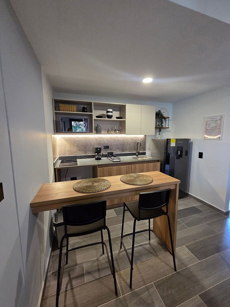 Loft Premium Vista y Terraza – Zona Estadio