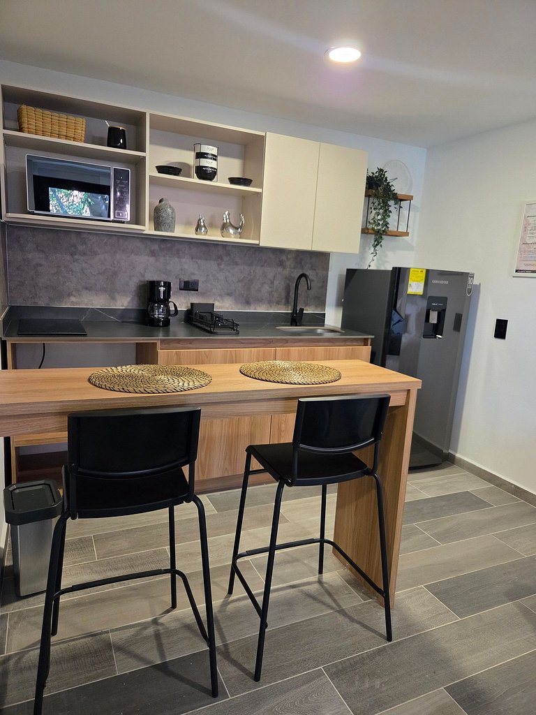 Loft Premium Vista y Terraza – Zona Estadio