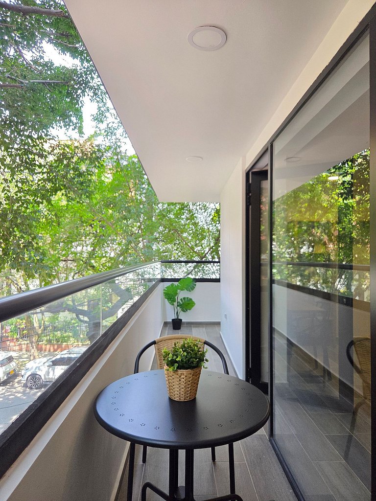 Loft Premium Vista y Terraza – Zona Estadio