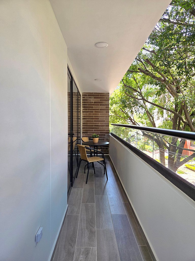 Loft Premium Vista y Terraza – Zona Estadio