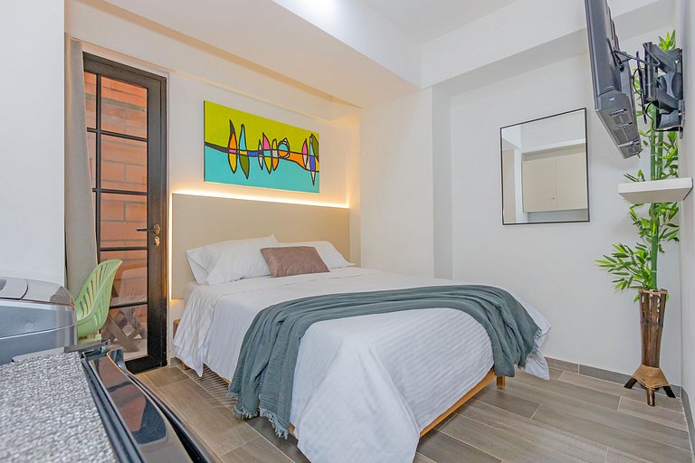 Alójate en este nuevo y acogedor Loft en Medellín