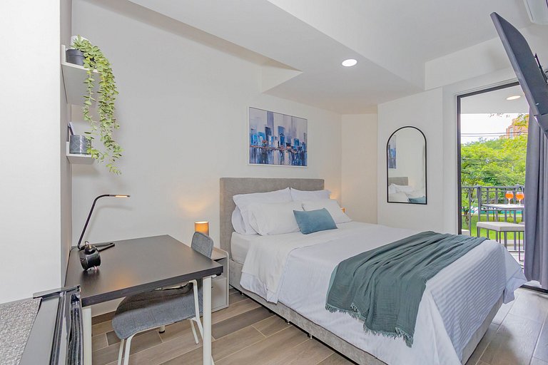 Loft funcional y elegante, ideal para dos viajeros