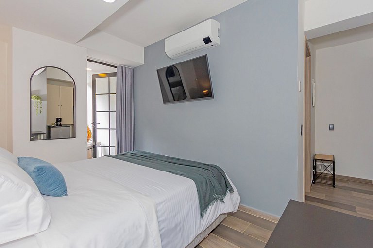 Loft funcional y elegante, ideal para dos viajeros